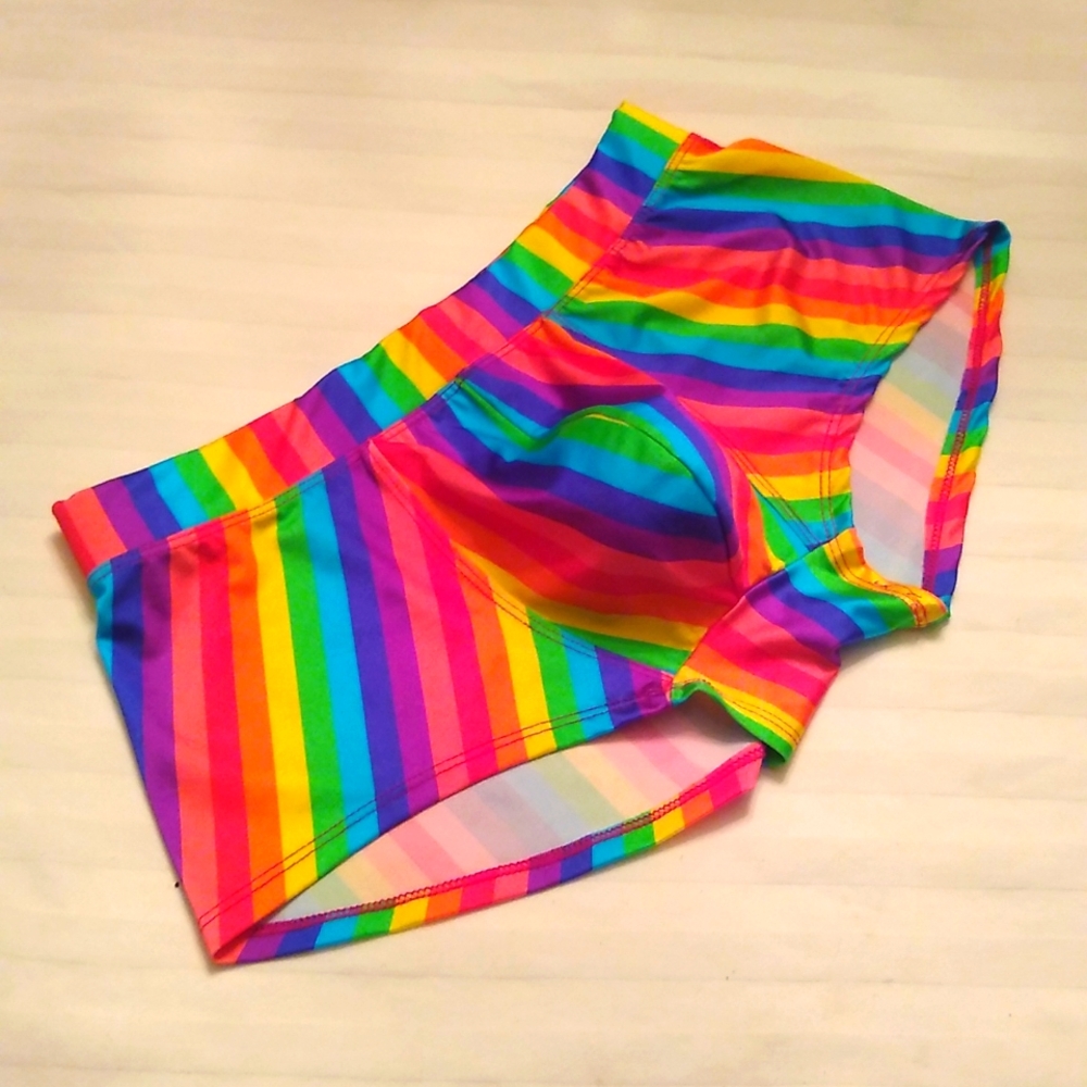 Rainbow Striped Swimsuit
